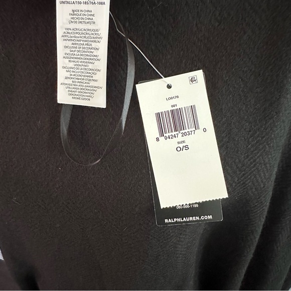 Lauren Ralph Lauren Buckle-Front Poncho / Cape Wrap - NWT - Picture 9 of 10